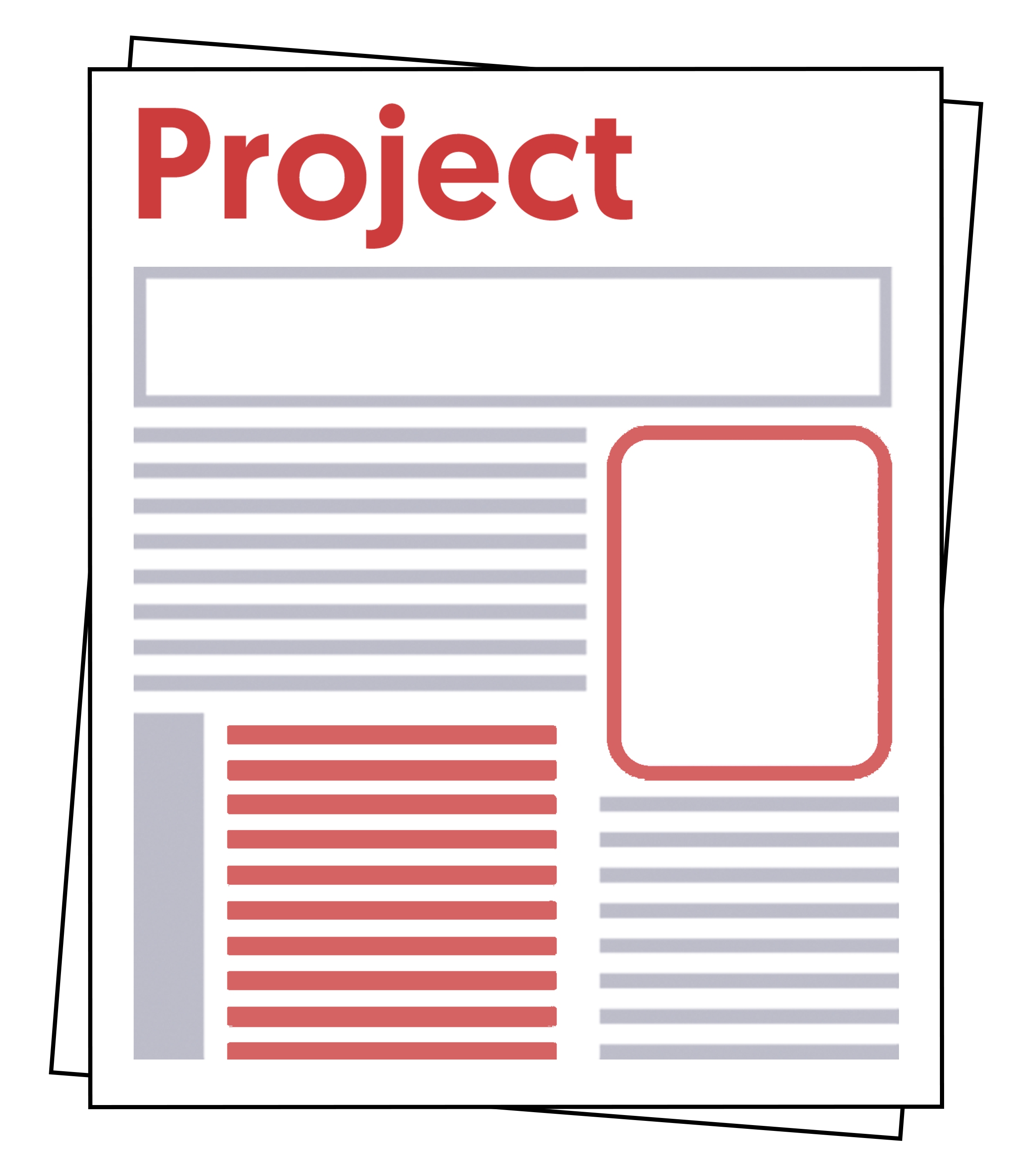 An easy read image of the front cover of a project document